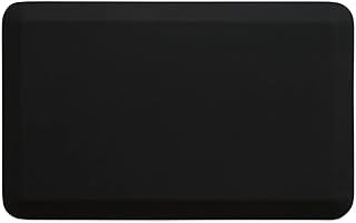 NewLife by GelPro Professional Grade Anti-Fatigue Kitchen &amp; Office Comfort Bio-Foam Mat with Non-Slip Bottom for Health &amp; Wellness, 20x32, Midnight