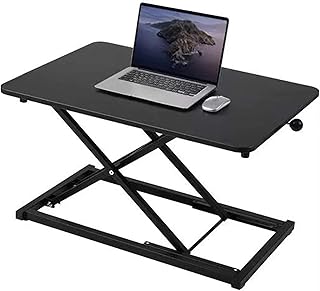 Height Adjustable Standing Desk Converter, Computer Keyboard Stand for Desktop, Keyboard Riser for Stand Up Desk Riser, Ergonomic Sit Stand Workstations for Home Office